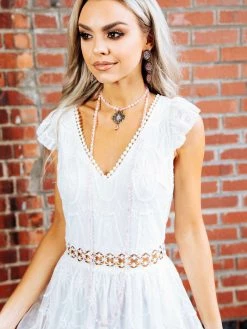 D & J Industries Twirl You Around Dress - White 10 D & J Industries Twirl You Around Dress - White