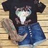 Miss Mud Pie Tees Whiskey Bent Hell Bound Tee