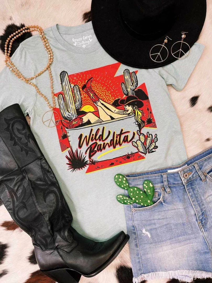 Rowdy Crowd Clothing Wild Bandita Tee 3 Rowdy Crowd Clothing Wild Bandita Tee