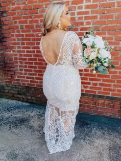 D & J Industries World Stands Still Dress - White/Neutral Sale! 14 D & J Industries World Stands Still Dress - White/Neutral Sale!