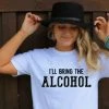 Bling-A-Gogo Ill Bring The Alcohol T-shirt 1 Bling-A-Gogo Ill Bring The Alcohol T-shirt