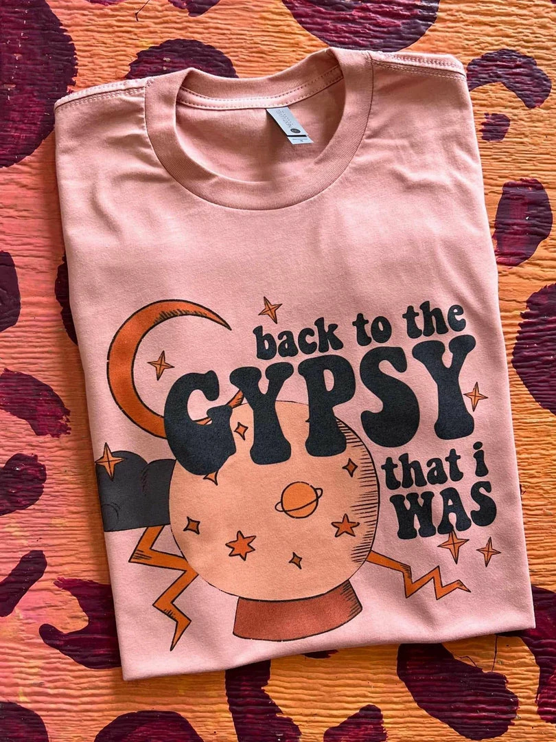 Miss Mud Pie New Arrivals Back To The Gypsy T-shirt - Desert Rose 3 Miss Mud Pie New Arrivals Back To The Gypsy T-shirt - Desert Rose