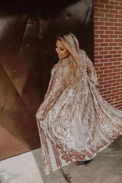 Dongguan Haohoo Clothing CO., Ltd Pre-Orders PREORDER The Royal Sequin Duster - Rose Gold 17 Dongguan Haohoo Clothing CO., Ltd Pre-Orders PREORDER The Royal Sequin Duster - Rose Gold