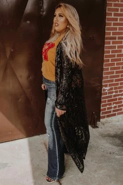 Dongguan Haohoo Clothing CO., Ltd Pre-Orders PREORDER The Royal Sequin Duster - Black