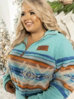 Xu San Hua Beth Vibes Sherpa - Turquoise