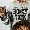 Miss Mud Pie Support Your Local Honky Tonk — Country Girl T-Shirt In White Clothing 1 Miss Mud Pie Support Your Local Honky Tonk — Country Girl T-Shirt In White Clothing